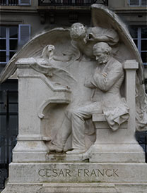  Monumento de C&eacute;sar Franck en Paris 